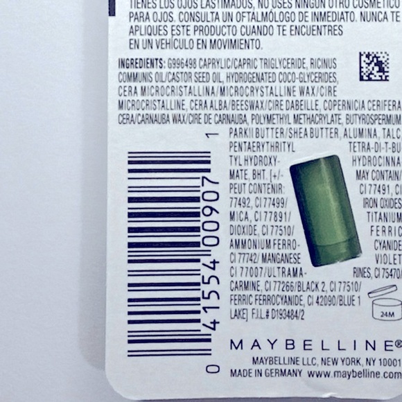 Maybelline Define A-Line 801 Ebony Black Mechanical Eyeliner Pencil New In Box - Picture 6 of 6